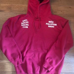 Anti social social club hoodie